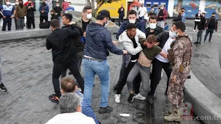 Taksim’de çıkan kavgaya Özel Harekat müdahale etti!