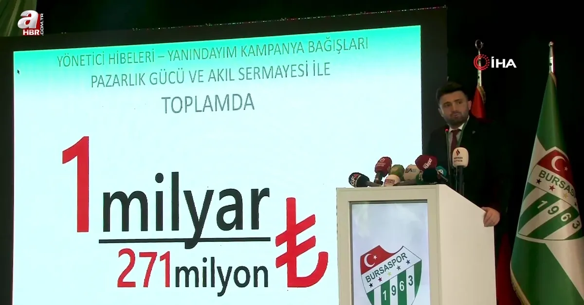 Bursaspor’un güncel borcu açıklandı!