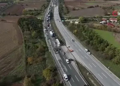 TEM’in Bolu geçişinde feci kaza