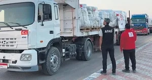 Türkiye’den Gazze’ye 100 tır yardım eli