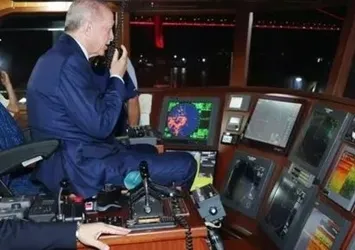 Başkan Erdoğan av sezonunu açan balıkçılara telsizden seslendi: Bol bereketli olsun inşallah! Ya Allah bismillah