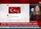 Son dakika: Bakan Çavuşoğlundan Yunan vekilin provokasyonuna sert tepki: Şanlı bayrağımıza uzanan elleri nasıl kırdığımızı...javascript:;