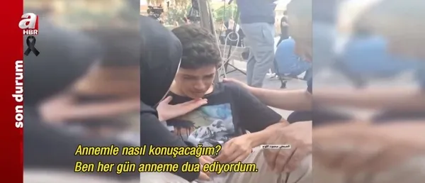Ailesini kaybeden Filistinli gencin haykırışı: Annemle şimdi nasıl konuşacağım?
