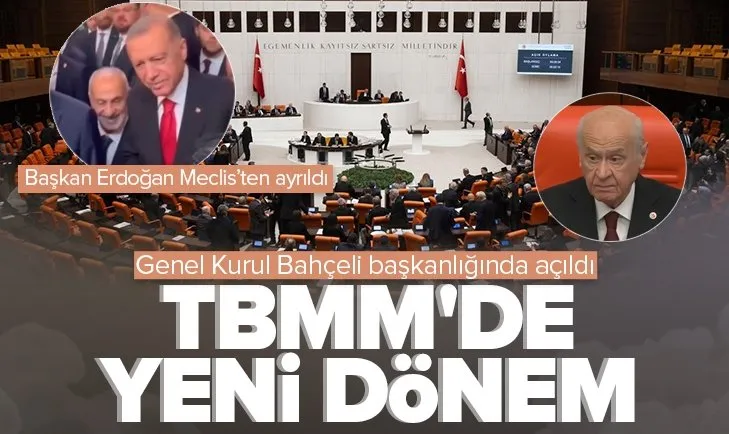 Türkiye Büyük Millet Meclisi’nde yeni dönem!