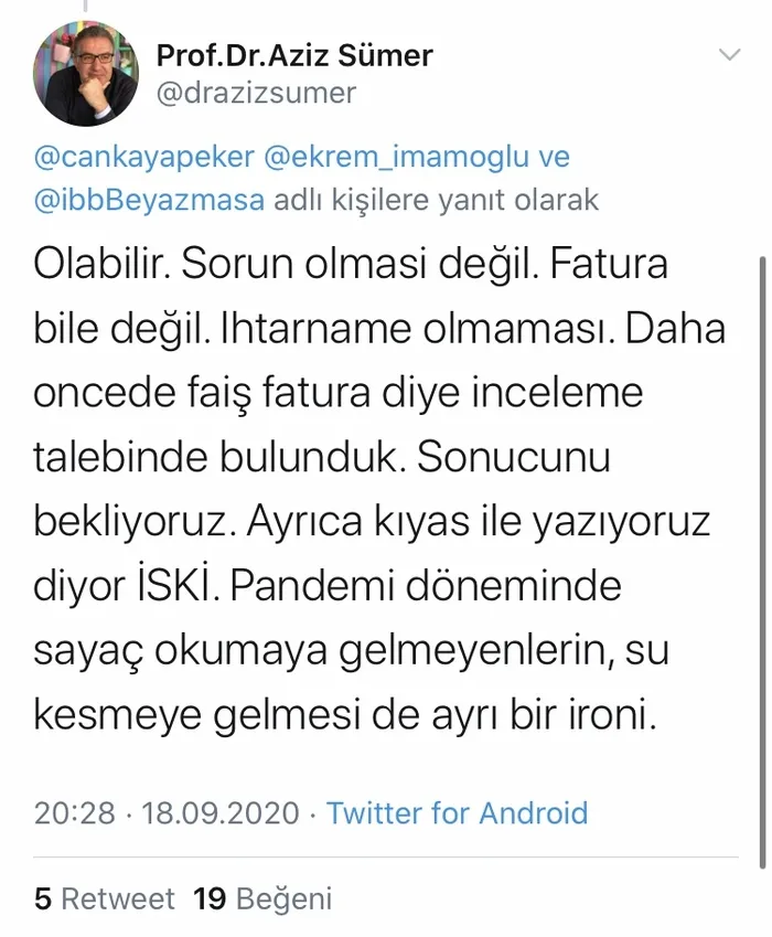 İSKİ'den fahiş fatura skandalı! Ünlü doktor isyan etti: Biz oto yıkamacı değiliz - 3