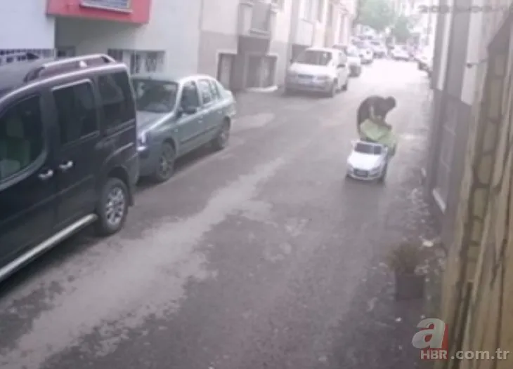 Sivas’ta tuhaf hırsızlık! Akülü çocuk arabasını taşıyamayınca bakın ne yaptı?