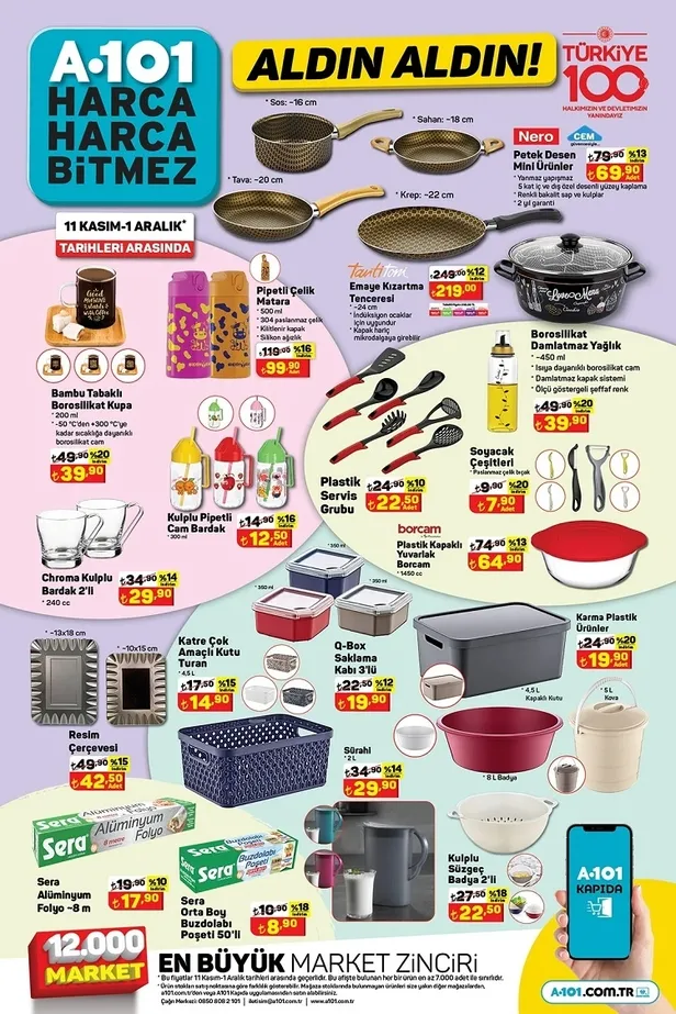 4 Aralık A101 aktüel ürünler kataloğunu yayınladı! A101’de 150 CC Maxi Scooter, Mikrodalga Fırın, Çay Makinesi, Smart Led Tv uygun fiyata satışta… - 18