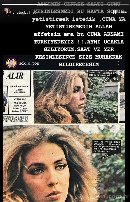 Ahu Tuğba'nın kızı Anjelik duyurdu! Cenaze Türkiye'ye getiriliyor 5