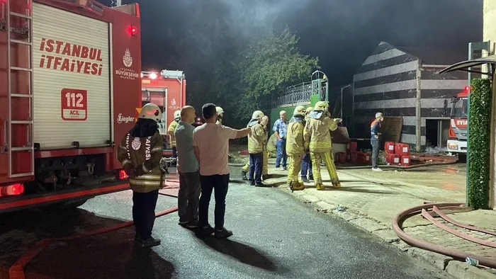 İstanbul Silivri'de elektrikli ev aletleri fabrikasında yangın - 5