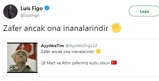 Luis Figo’nun hesabı hacklendi