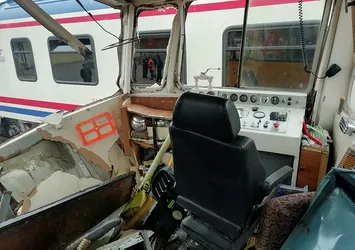 Sivas'ta iş makineleri çarpıştı