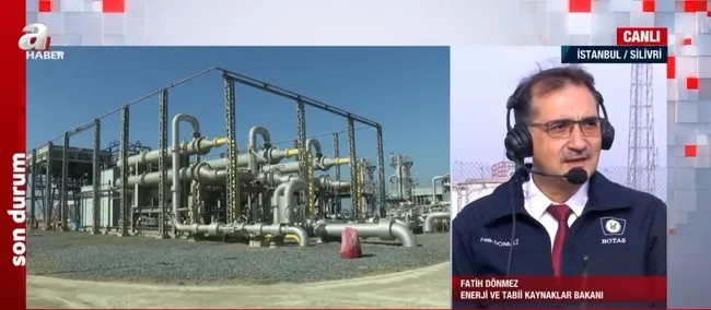 Türkiye’nin ilk yeraltı doğalgaz tesisi! Bakan Dönmez’den A Haber’e özel açıklamalar