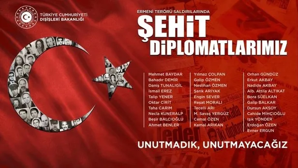 Son dakika: Dışişleri Bakanlığından Ermeni terörüne kınama: Hiçbir yalana ve baskıya boyun eğmeyeceğiz