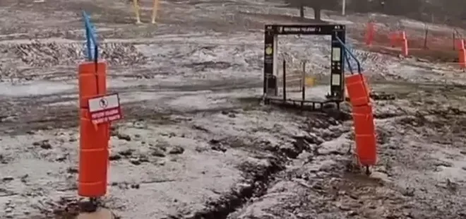 Uludağ'a mayıs ayında kar yağdı