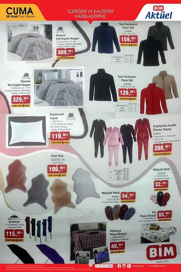 BİM 26 Ocak aktüel ürünler kataloğu yayınlandı! BİM’in kataloğunda hangi ürünler indirime girdi? İşte yeni afiş…