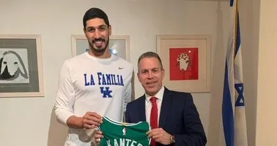İsrail'in Birleşmiş Milletler Daimi Temsilcisi Gilad Erdan FETÖ'cü Enes Kanter ile görüştü