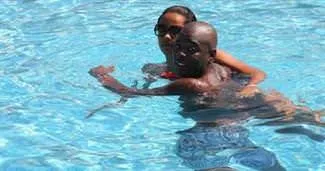 Baba kız tatildeler