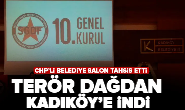 CHP’li Kadıköy Belediyesi PKK destekçisi Sosyalist Gençlik Dernekleri Federasyonu’na salon tahsis etti