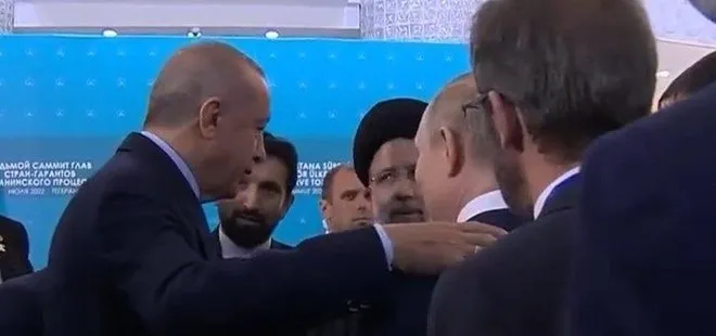 Başkan Erdoğan ile Putin’in samimi sohbeti! Kameralara böyle yansıdı
