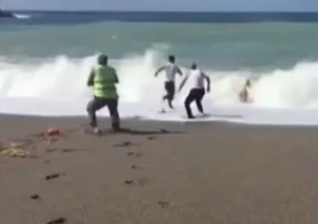 Denizde can pazarı! Böyle kurtarıldı