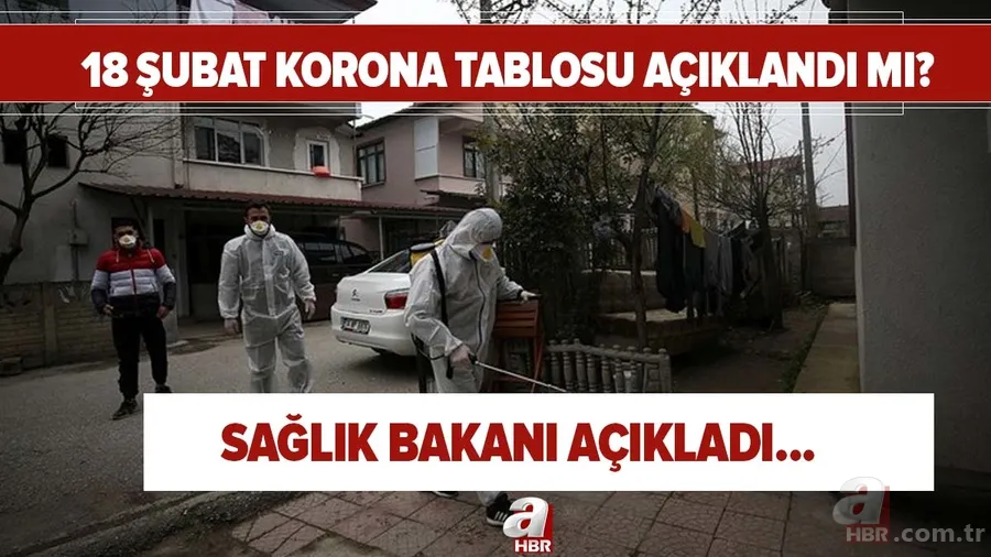 18 Şubat korona tablosu: Türkiye'de corona virüsü vaka sayısı kaç oldu? Koronadan kaç kişi öldü? 1