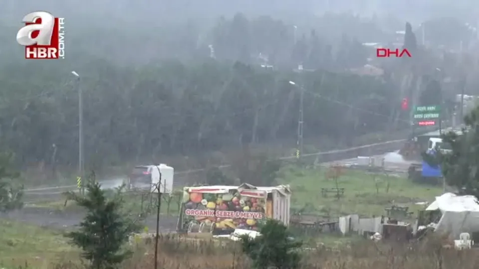 İstanbul’da kar yağışı başladı