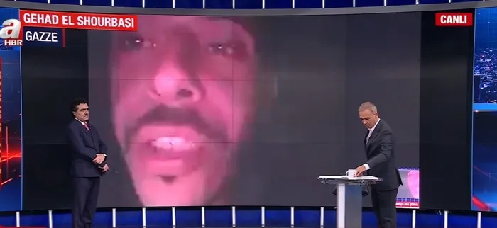 filistinli-gehad-el-shourbasi-a-haberde-gazzede-enkaz-yiginlarinin-arasinda-soykirimi-ve-hayatta-kalma-mucadel-1760387937032.jpg Gazzeli Gehad El Shourbası ( A Haber - Ekran Görüntüsü)