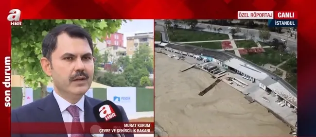 Marmara’da deniz salyası müsilaj tehlikesi! Bakan Kurum’dan A Haber’e özel açıklamalar