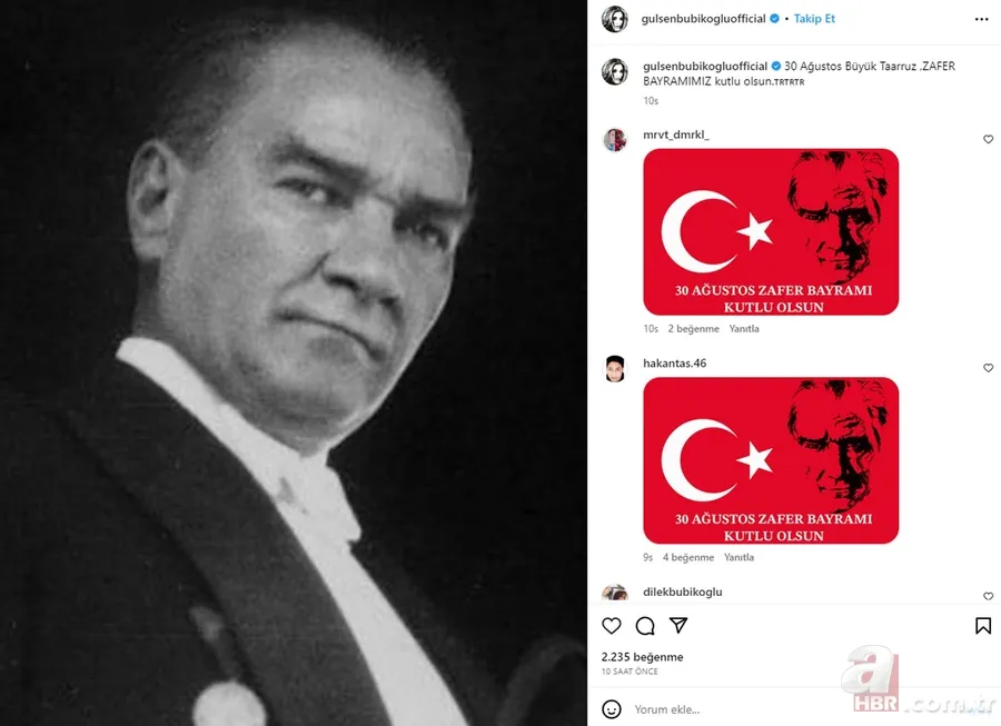 Sanat dünyasının 30 Ağustos Zafer Bayramı coşkusu! Paylaşımlar peş peşe geldi! “Hep var olsun Türkiye’m” 13