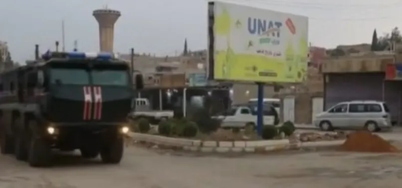 Kamışlı'dan yeni görüntü geldi! Rus askeri polisi devriye yapıyor