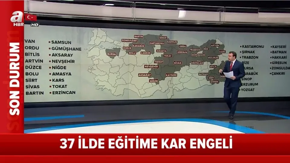 37 ilde eğitime kar engeli! Bugün 10 Şubat Pazartesi hangi illerde okullar tatil edildi? İşte yanıtı |Video