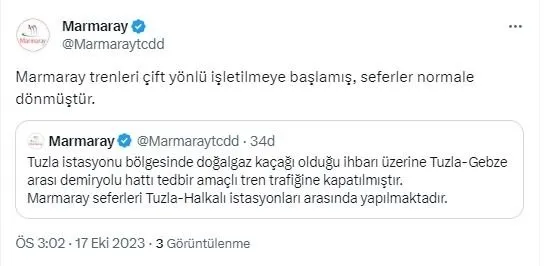 Marmaray'da "doğal gaz kaçağı" alarmı - 1