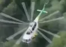 Helikopterin kaza anı kamerada!