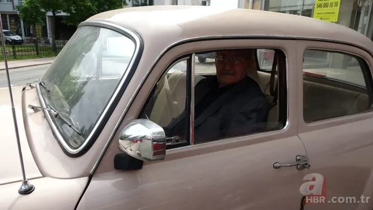 1959 model antika Mercedes arabasını yıllar sonra garajdan çıkardı! Aracını çocuğu gibi muhafaza etti