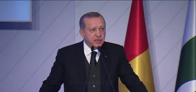 Cumhurbaşkanı Erdoğan: Tüm insanlığın istikbali için buradayız