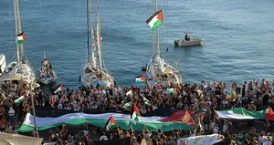 Küresel Sumud Filosu’na Yunanistan’da yoğun katılım