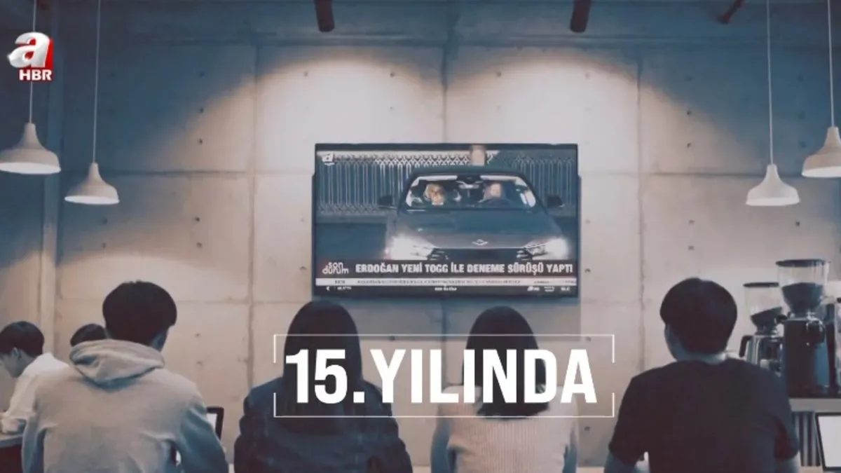 Türkiye'nin gür sesi A Haber 15 yaşında: Peş peşe tebrik mesajları