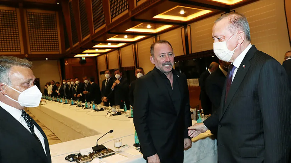 Son dakika | Başkan Erdoğan şampiyon Beşiktaş'ı Külliye'de ağırladı! İşte o görüntüler