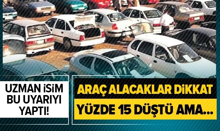 İkinci el araçlarda fiyatlar düştü ama alıcı yok! Uzman isim uyardı
