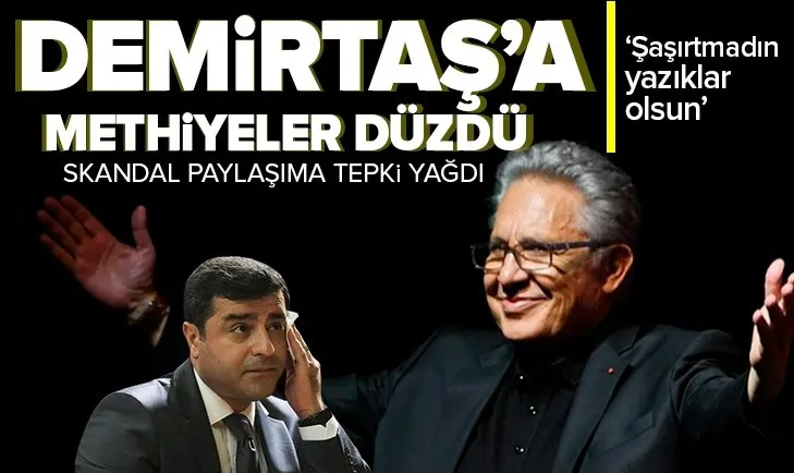 Zülfü Livaneli’den skandal paylaşım! Selahattin Demirtaş’a methiyeler düzdü