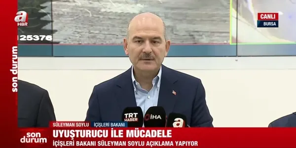 Son dakika | Uyuşturucu ile mücadele! Bakan Soylu güzel haberi duyurdu: Yakalandılar