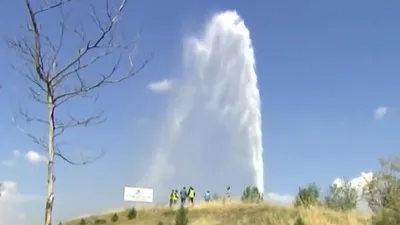 Çankaya’da su borusu hattı patladı!