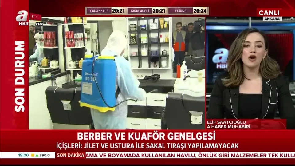 Son dakika: İçişleri Bakanlığından 81 il valiliğine berber, güzellik salonu ve kuaförlerin işleyişiyle ilgili genelge