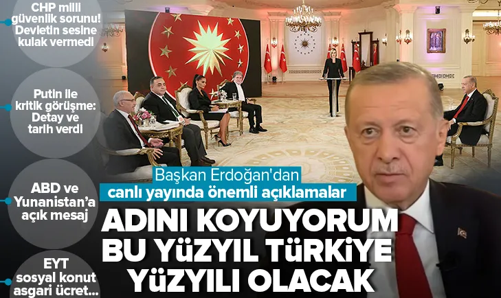 Başkan Erdoğan: Bu yüzyıl Türkiye yüzyılı olacak