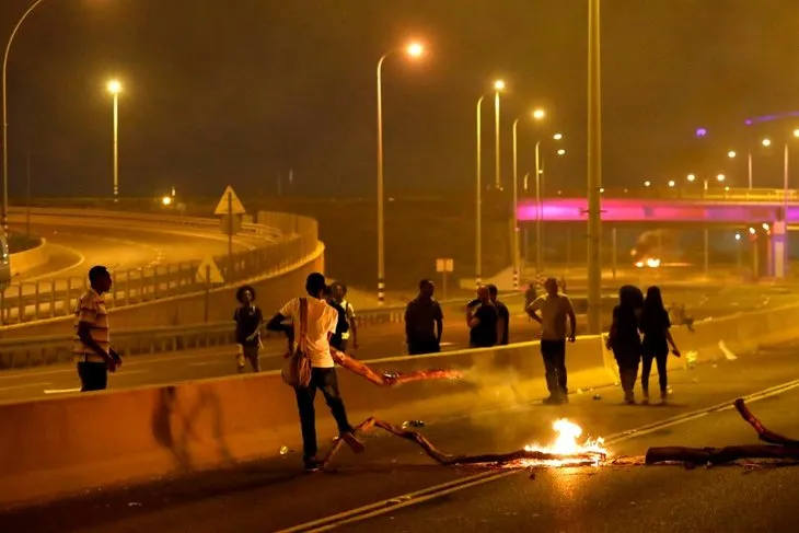 İsrail'de Etiyopya asıllı Solomon Tekah'ın ölümüyle ilgili gösterilerde 47 polis yaralandı