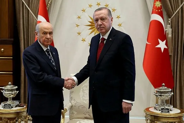 cumhurbaskani erdogan ile mhp lideri