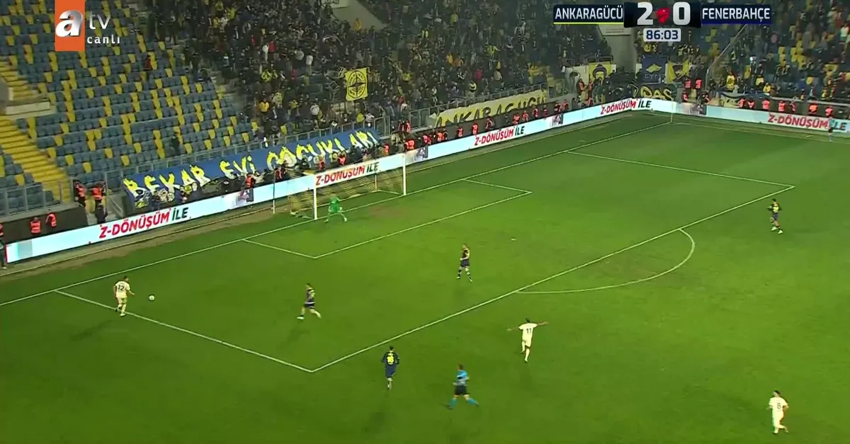 MKE Ankaragücü 3-0 Fenerbahçe (GOL: Rodrigues)