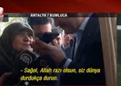 Başkan Erdoğan selzede ile görüştü