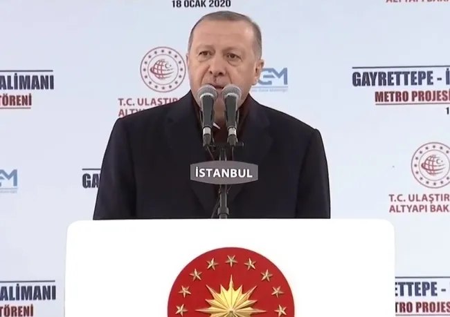 Başkan Erdoğan’dan Gayrettepe-İstanbul Havalimanı Metro Projesi İlk Ray Kaynağı Töreni’nde önemli açıklamalar