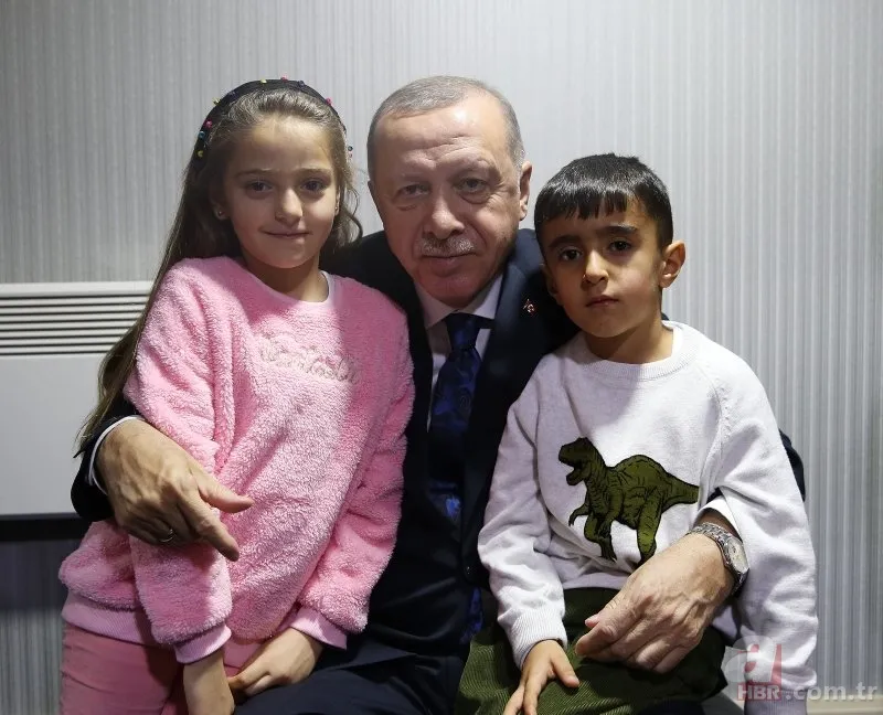 Başkan Erdoğan, Şehit Ahmet Budak'ın eşi ve çocuklarını kabul etti 3